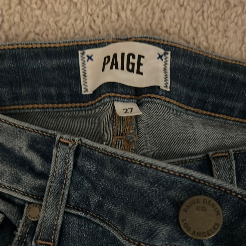 PAIGE Women's Classic Denim Jeans